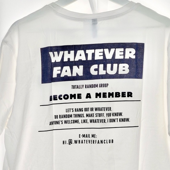 Unisex H & M “Whatever Fan Club” T-Shirt  C - Picture 1 of 7